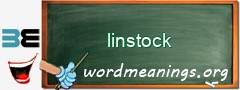 WordMeaning blackboard for linstock